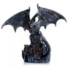 Dark Legends Wings of Magic Silver Castle Guardian Dragon