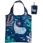 Handy Fold Up Eco Sealife Shopping Bag with Holder