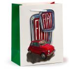 Dropship Gift Bags & Boxes - Gift Bag (Medium) - Fiat 500 Red & White