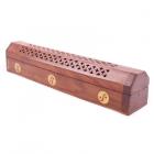 Decorative Sheesham Wood Box with Yin Yang Inlay