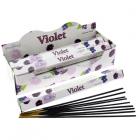 Dropship Incence Sticks & Cones - Stamford Hex Incense Sticks - Violet