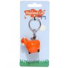 Novelty Collectable Highland Coo Cow Keyring