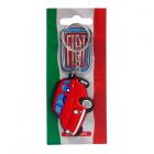 Dropship Souvenirs & Seaside Gifts - PVC Keyring - Fiat 500 Red