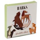 Set of 4 Cork Novelty Coasters - Barks Dog