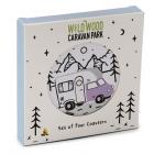 Set of 4 Cork Novelty Coasters - Wildwood Caravan