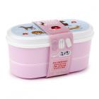 Bento Lunch Box with Fork & Spoon - Catch Patch Dog
