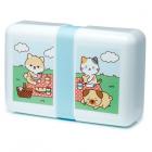 Adoramals Pets Picnic Rectangular Lunch Box with Elastic Strap