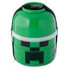 Water Bottles & Lunch Boxes - Bento Round Stacked Lunch Box  - Minecraft Creeper