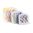 Lunch Boxes Set of 3 (M/L/XL) - Nectar Meadows