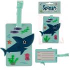 PVC Luggage Tag - Splosh Shark