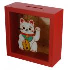 See Your Savings Money Box - Lucky Cat Maneki Neko