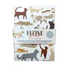 New Dropship Products - Recycled Paper A5 Lined Notebook - Feline Fine Cats