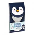 Flip Open Shaped Memo Pad - Adoramals Penguin