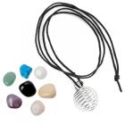 Gemstone Necklace Kit with Assorted Stones