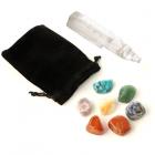 Dropship Bracelets & Bangles - Chakra Stones Kit with Crystal
