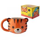 Dropship Back in Stock - Ceramic Shaped Head Mug - Adoramals Tiger
