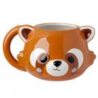 Ceramic Shaped Head Mug - Adoramals Red Panda