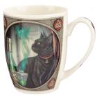 Dropship Mugs - Lisa Parker Porcelain Mug - Absinthe Cat