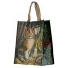 Lisa Parker Adventure Awaits Cat Design Durable Reusable Shopping Bag
