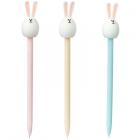 Dropship Farmyard Themed Gifts - Fine Tip Pen with Topper - Adoramals Bunny