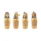 Decorative Gold Egyptian Canopic Jar Trinket Box
