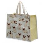 Recycled RPET Reusable Shopping Bag - Mopps Pug