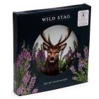 Recycled RPET Set of 4 Picnic Plates - Wild Stag