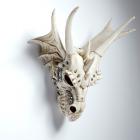Dropship Gothic Fantasy & New Age - Dragon Skull Decoration with Metallic Detail