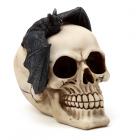 Gothic Skull Decoration - Skull Head with Bat
