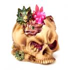 LED Dragon Ornament - Elements Baby Dragon Crystal Skull