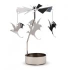 Spinning Tea Light Carousel Candle Holder - Flying Dragons