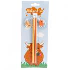 Highland Coo Pencil with Charms Set of 2