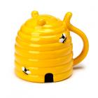 Novelty Upside Down Ceramic Mug - Beehive