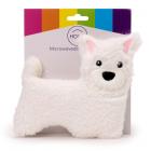 Microwavable Plush Wheat and Lavender Heat Pack - Westie Dog