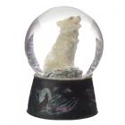 Dream Protector - Protector of the North Wolf Snow Globe