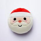 Christmas Santa Relaxeazzz Plush Round Travel Pillow & Eye Mask Set