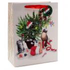 Christmas Gift Bag Large - Kim Haskins Cats