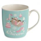Dropship Mugs - Christmas Porcelain Mug - Pusheen the Cat