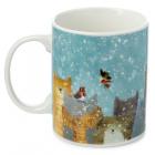 Dropship Christmas - Porcelain Mug - Jan Pashley Christmas Cats
