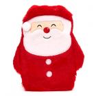 650ml Hot Water Bottle with Plush Cover - Christmas Santa